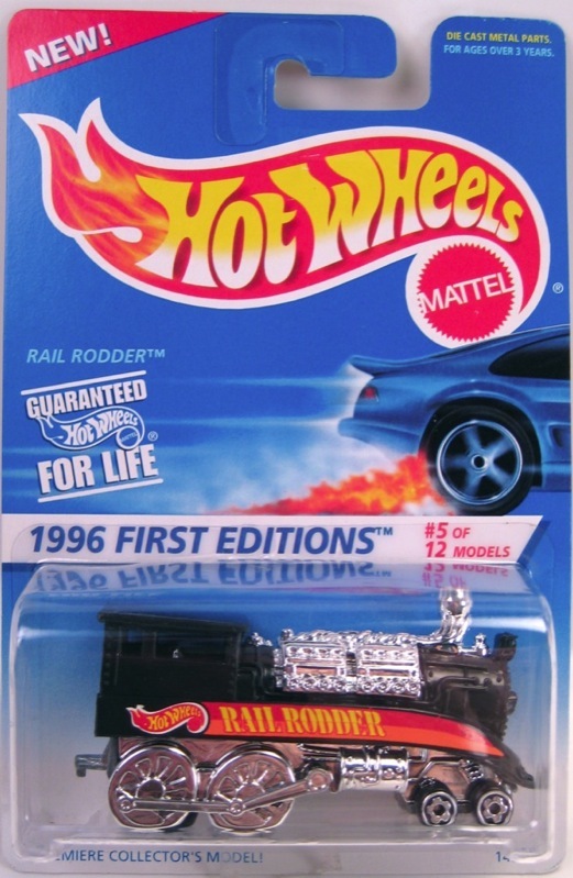 1996 Hot Wheels First Editions #370 Rail Rodder NEW 